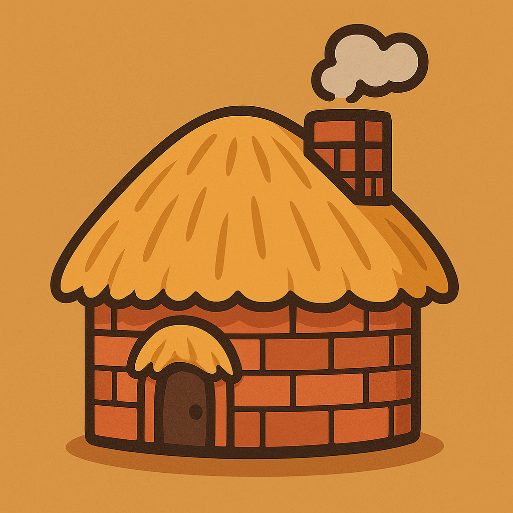 Strawhaus Piggy Bank